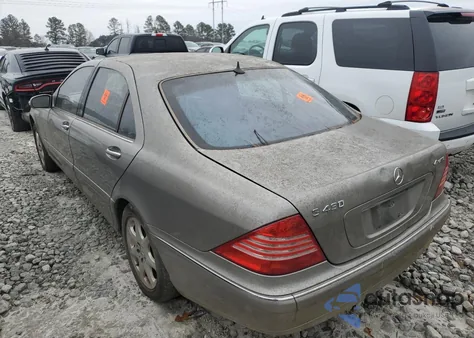 2006 Mercedes-Benz S 430 4Matic из США, поврежденный, VIN WDBNG83J46A482140